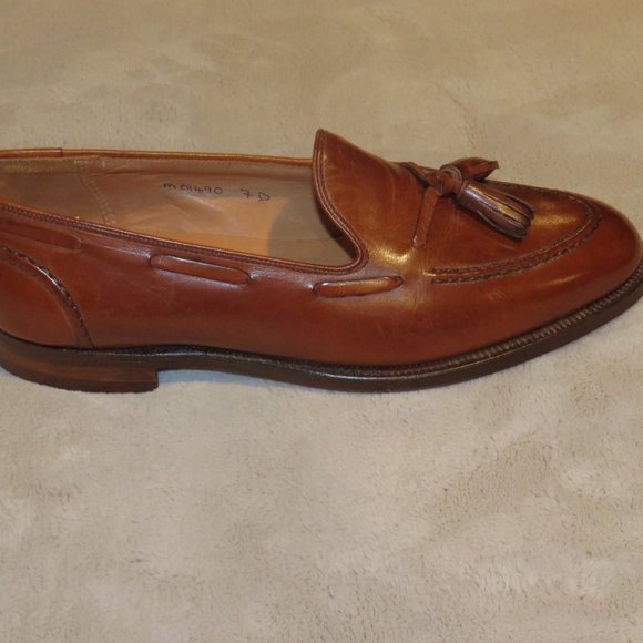 Polo Ralph Lauren by Crockett & Jones Brown Tassel Loafers 7D 7.5D Mismate main image 7